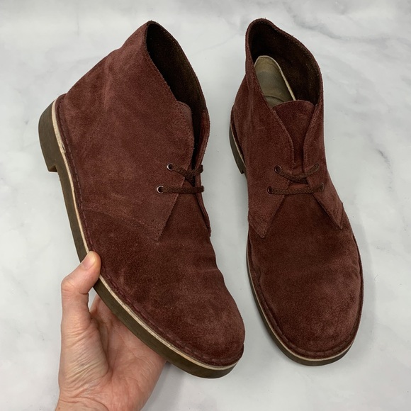clarks bushacre suede chukka boot